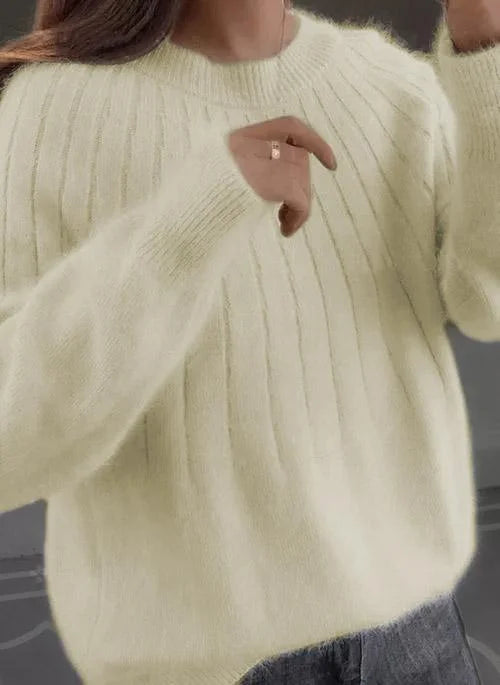 Shereen | Fluffy Knit Sweater