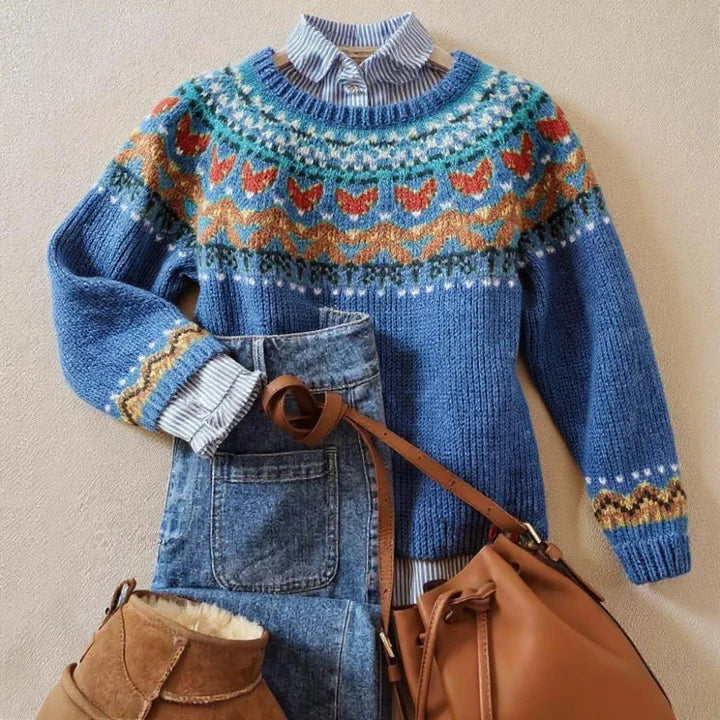 Ciara | Heritage Nordic Knit Sweater