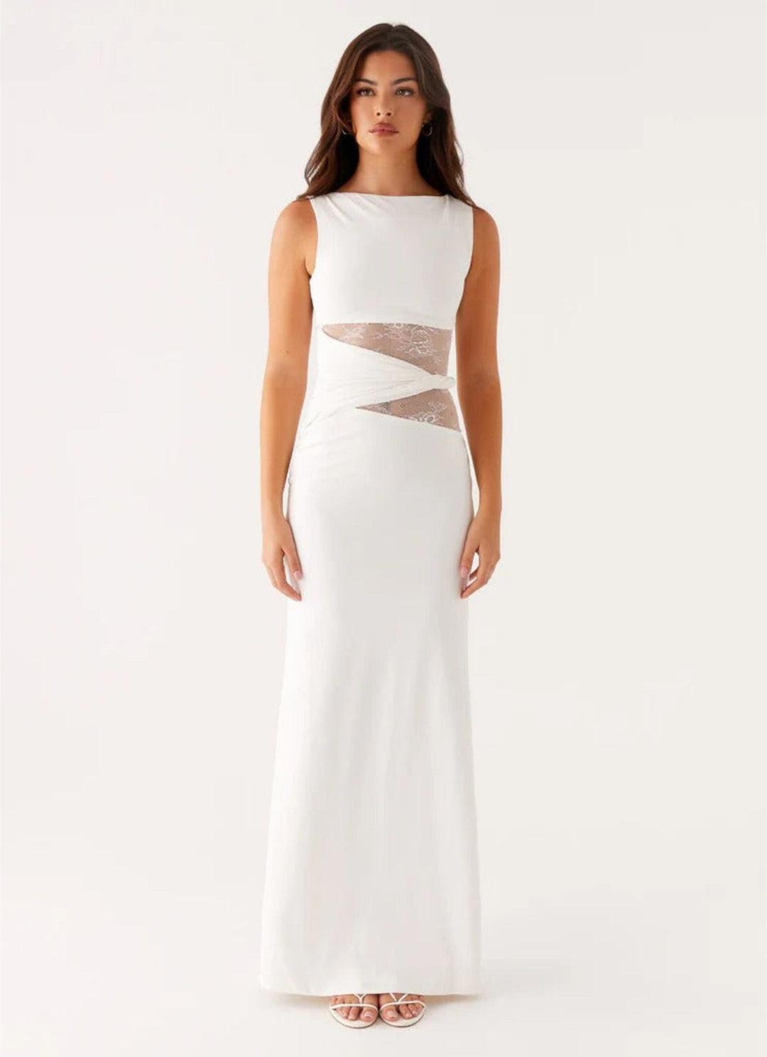 Bronagh | Maxi Dress with Cutouts & Lacing