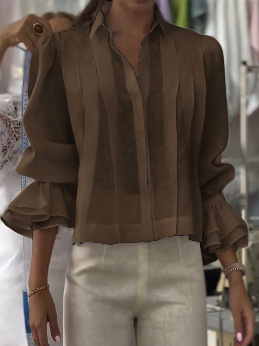 Madeleine | Blouse With Flattering Pleats