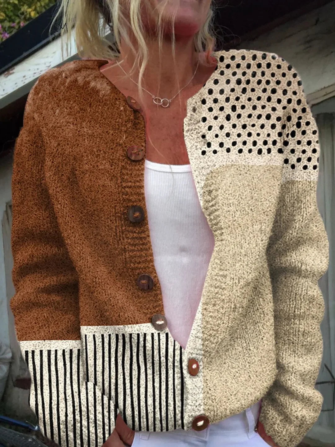 Eloise™ | Vintage Knit Cardigan Sweater.