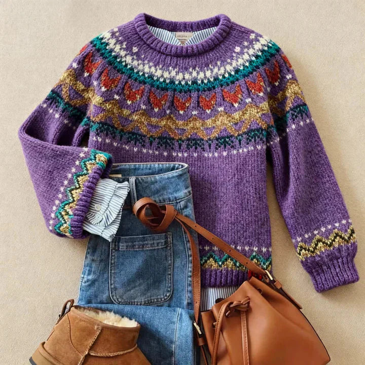 Ciara | Heritage Nordic Knit Sweater