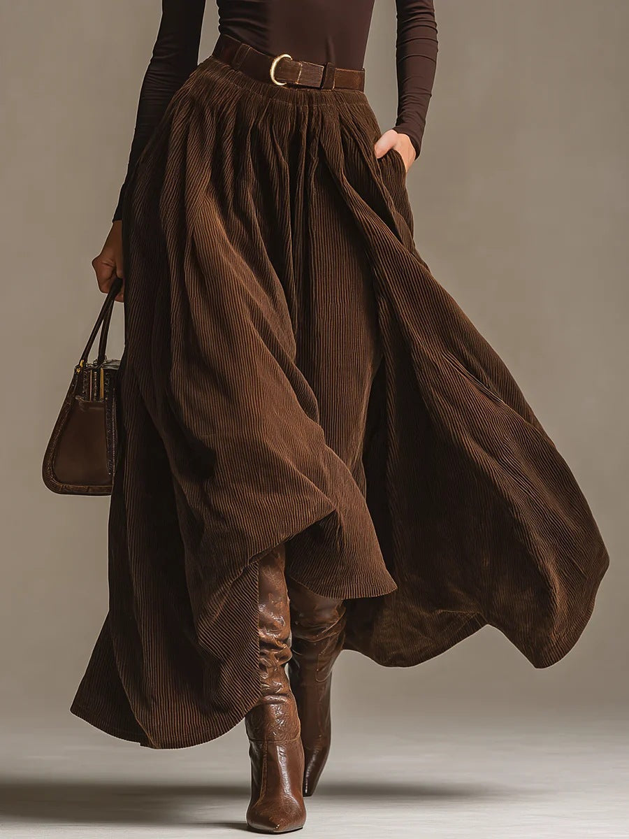 Lunori™ Aveline Turtleneck & Maxi Skirt Two-Piece Set