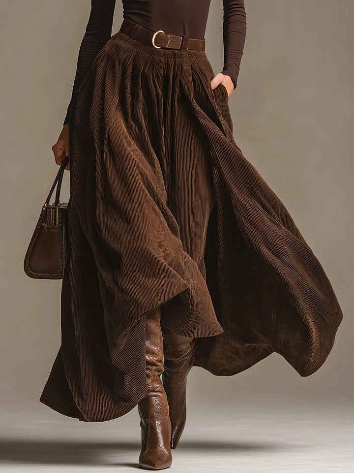 Lunori™ Aveline Turtleneck & Maxi Skirt Two-Piece Set