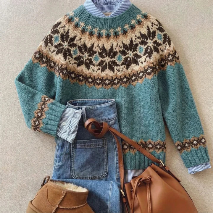 Ciara | Heritage Nordic Knit Sweater
