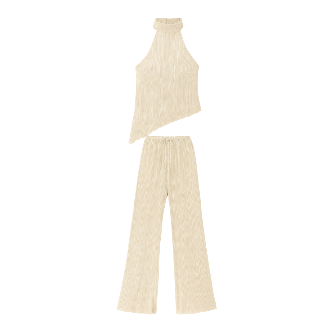 Luvre-Dublin|  Pleated Set