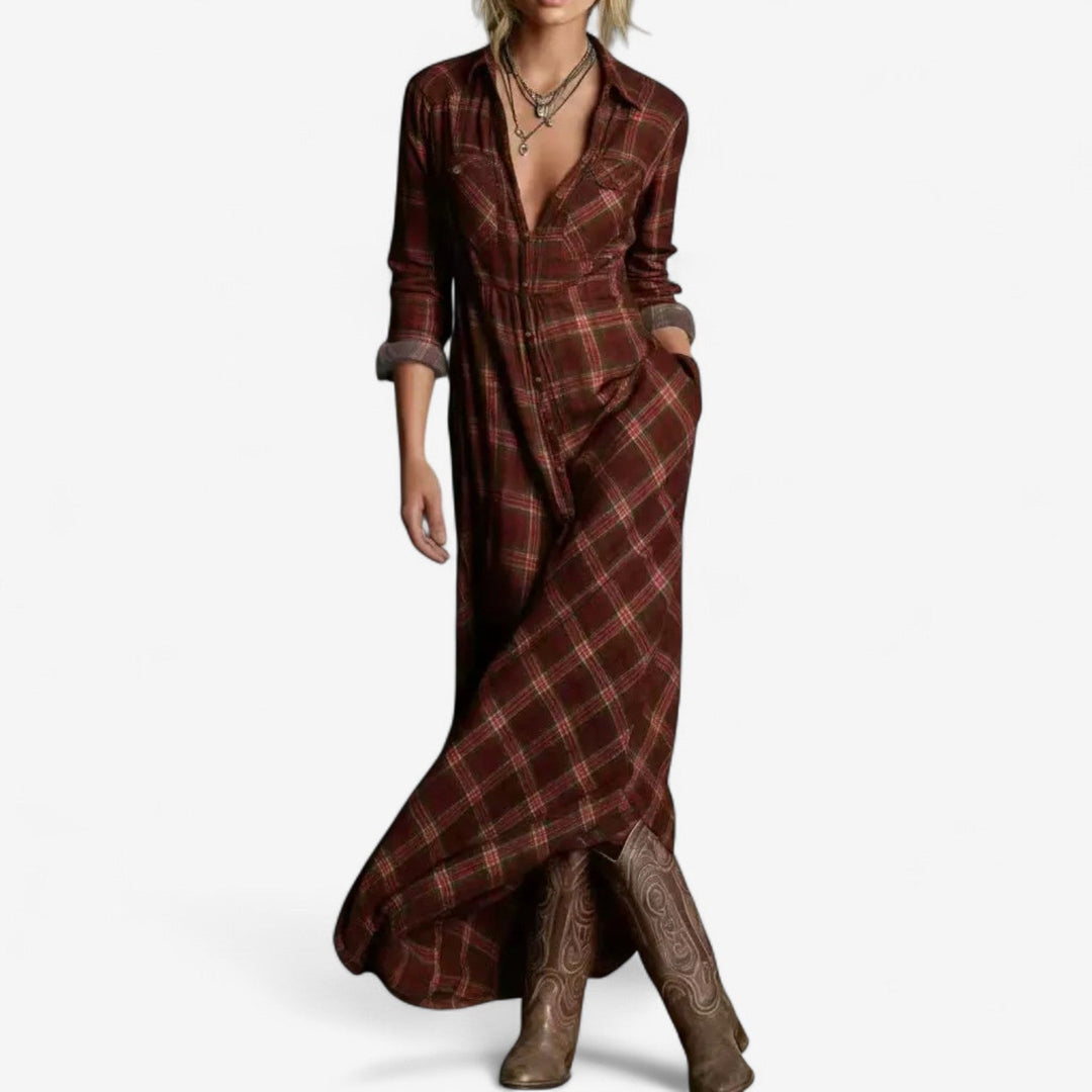 Lunori™ Timeless Maxi Chemise