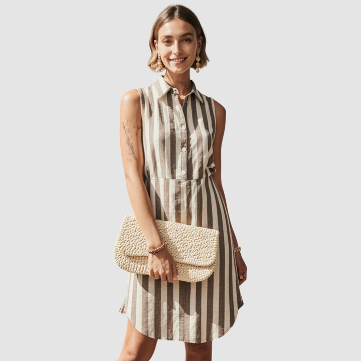 Luvre-Dublin | Relaxed striped dress