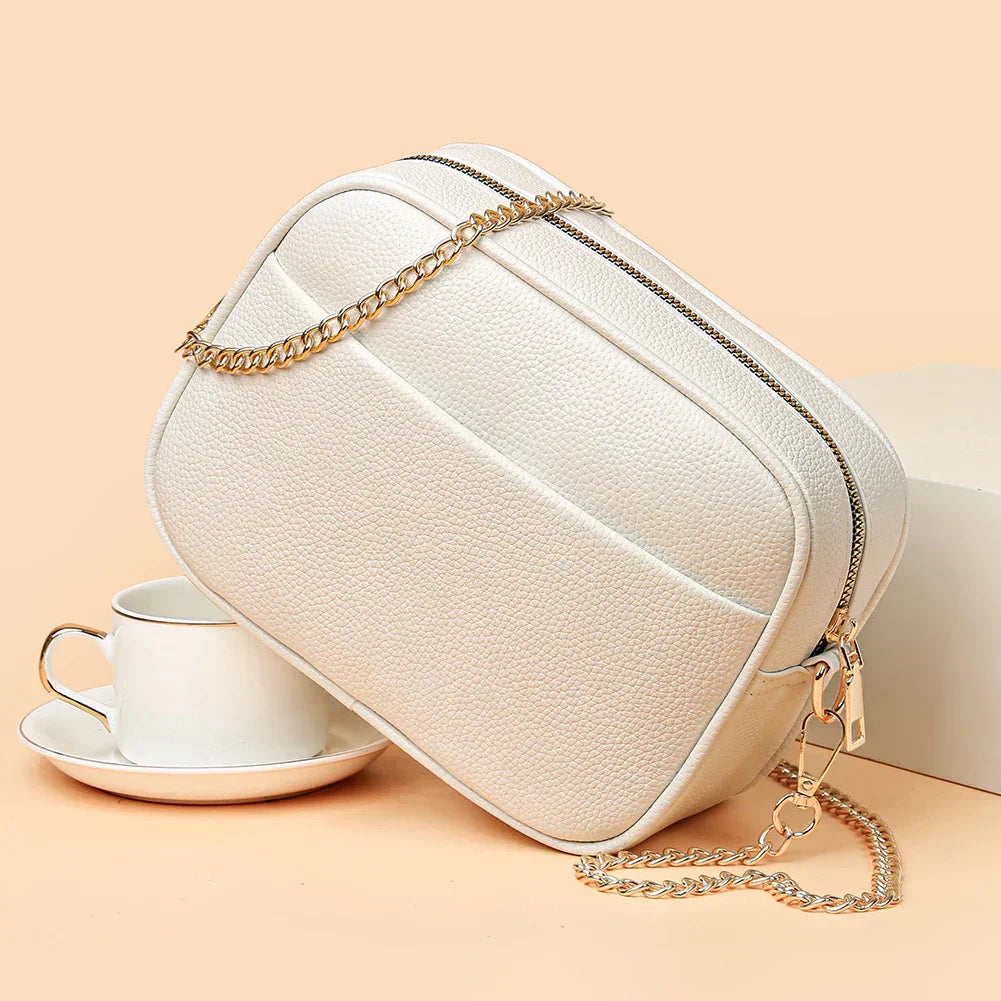 Emma & Lilly| Fins Leather Shoulder Bag