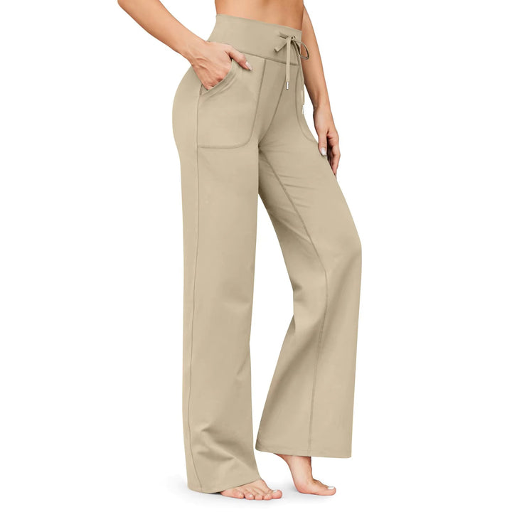 Nova | High Waist Wide Leg Trousers