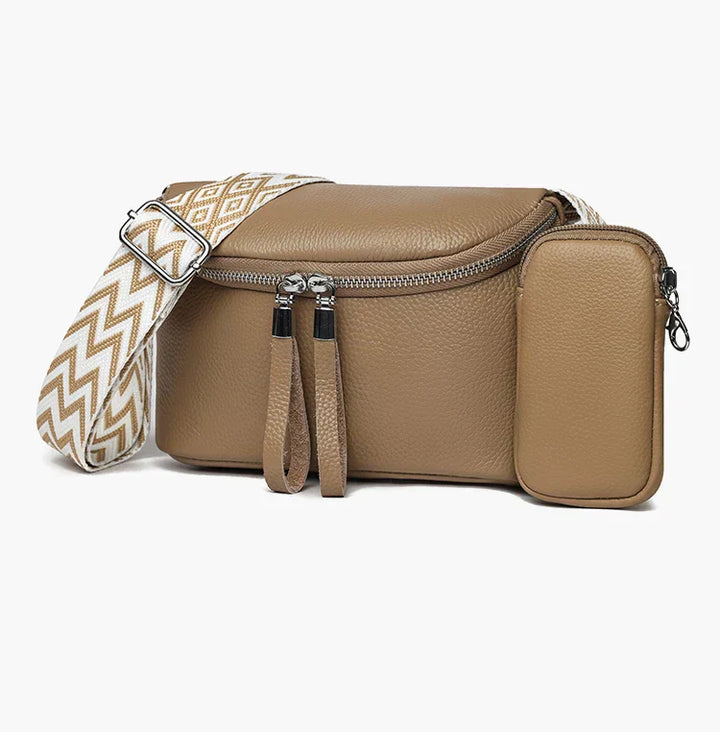 Nina | Refined Leather Shoulder Bag