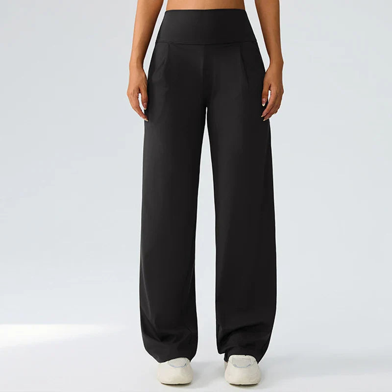 Joica | high-waisted wide trousers