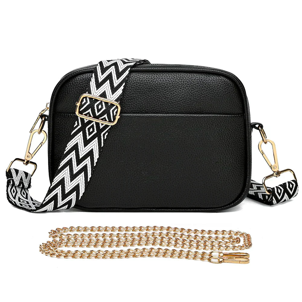 Emma & Lilly| Fins Leather Shoulder Bag