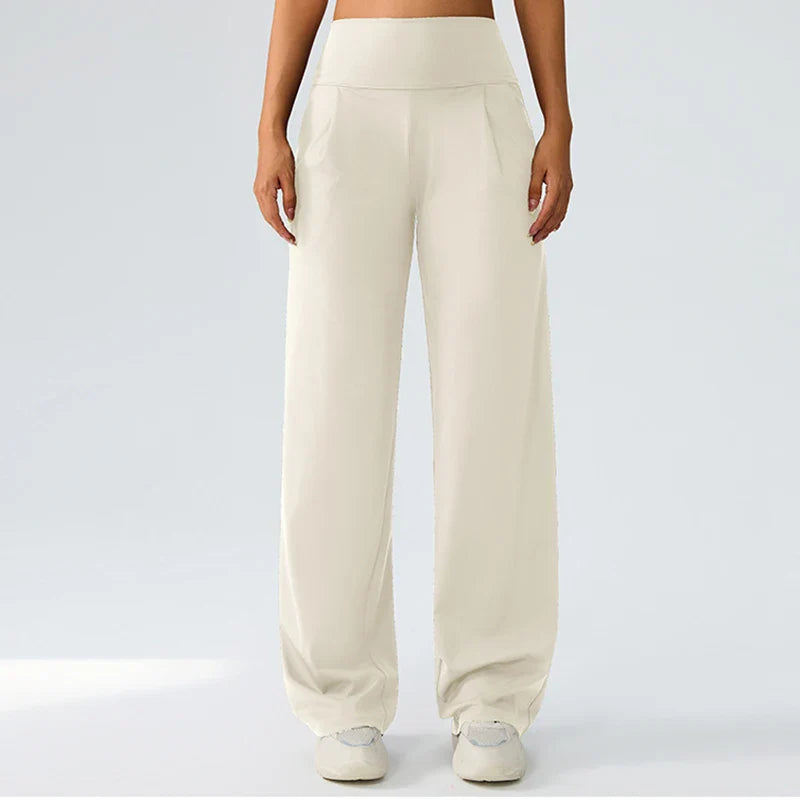 Joica | high-waisted wide trousers