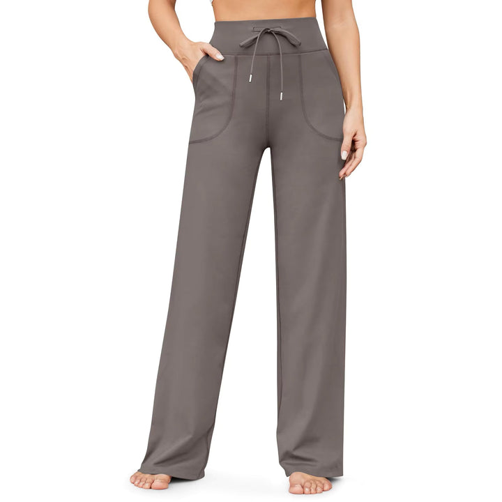 Nova | High Waist Wide Leg Trousers