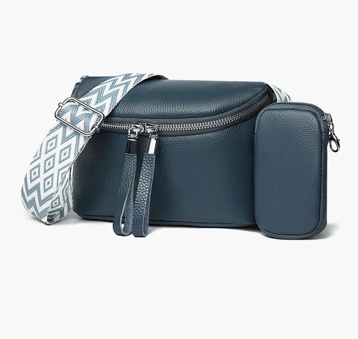 Nina | Refined Leather Shoulder Bag