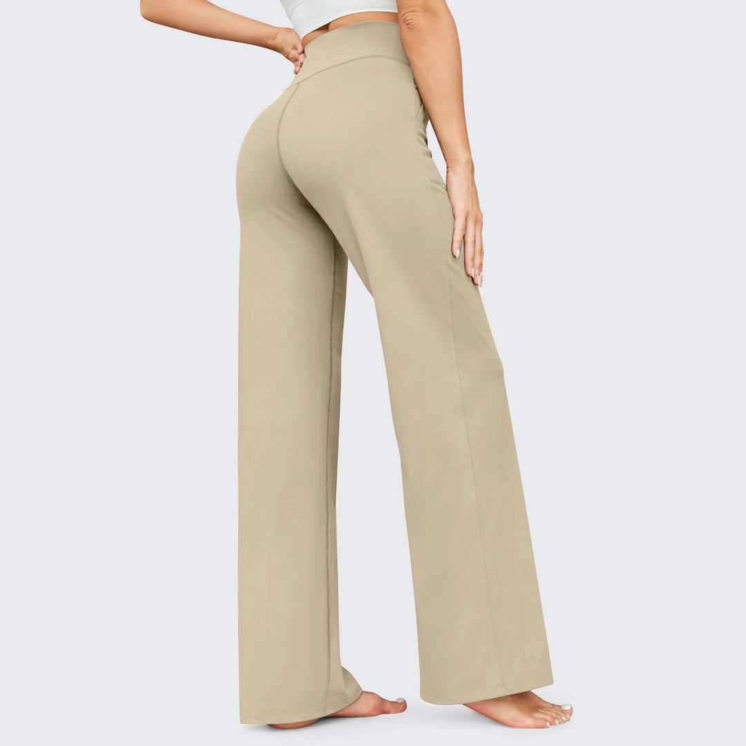 Nova | High Waist Wide Leg Trousers