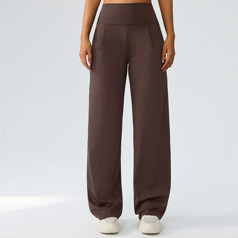 Joica | high-waisted wide trousers