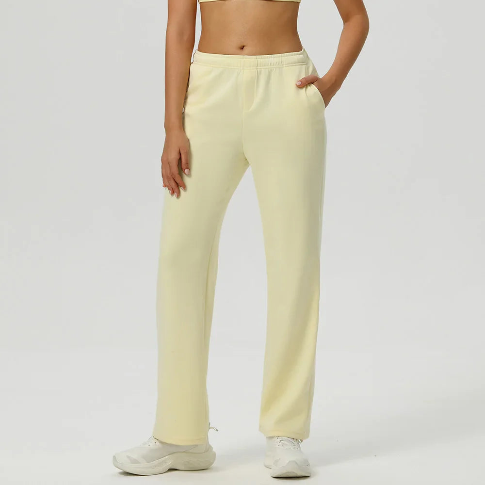 Hana | Mid Waist Jogging Pants