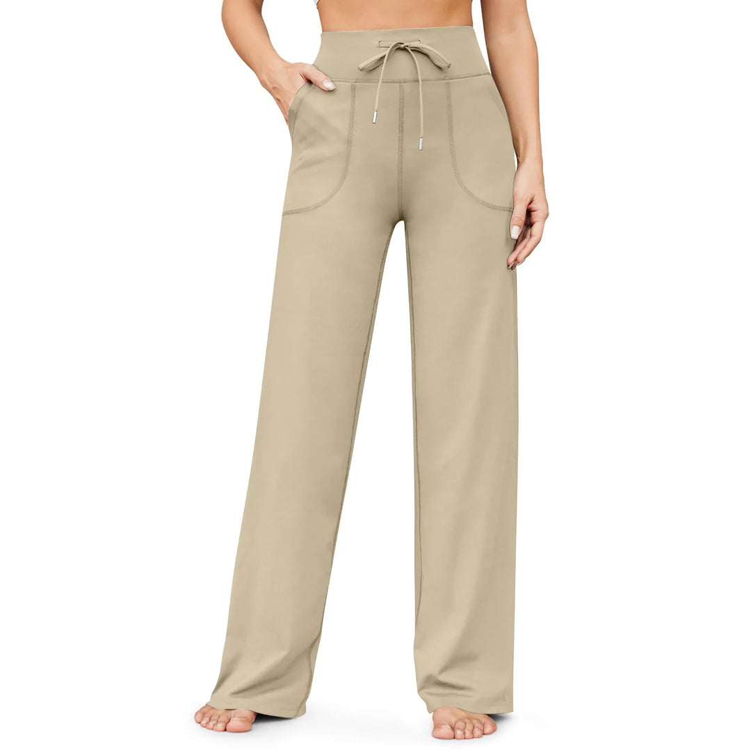 Nova | High Waist Wide Leg Trousers
