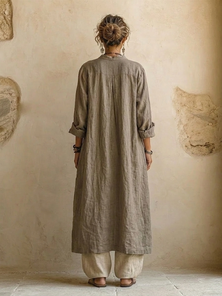 Natural 3-Piece Set™ - Premium Cotton and Linen Blend.