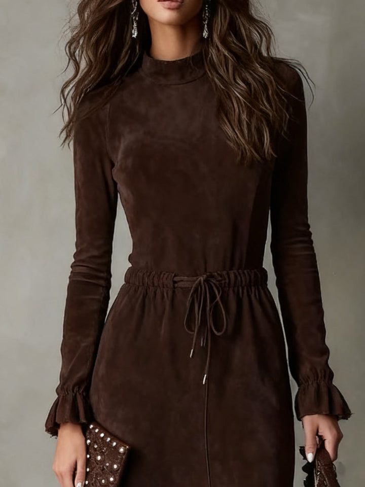 Lunori™ Isla Suede Midi Dress