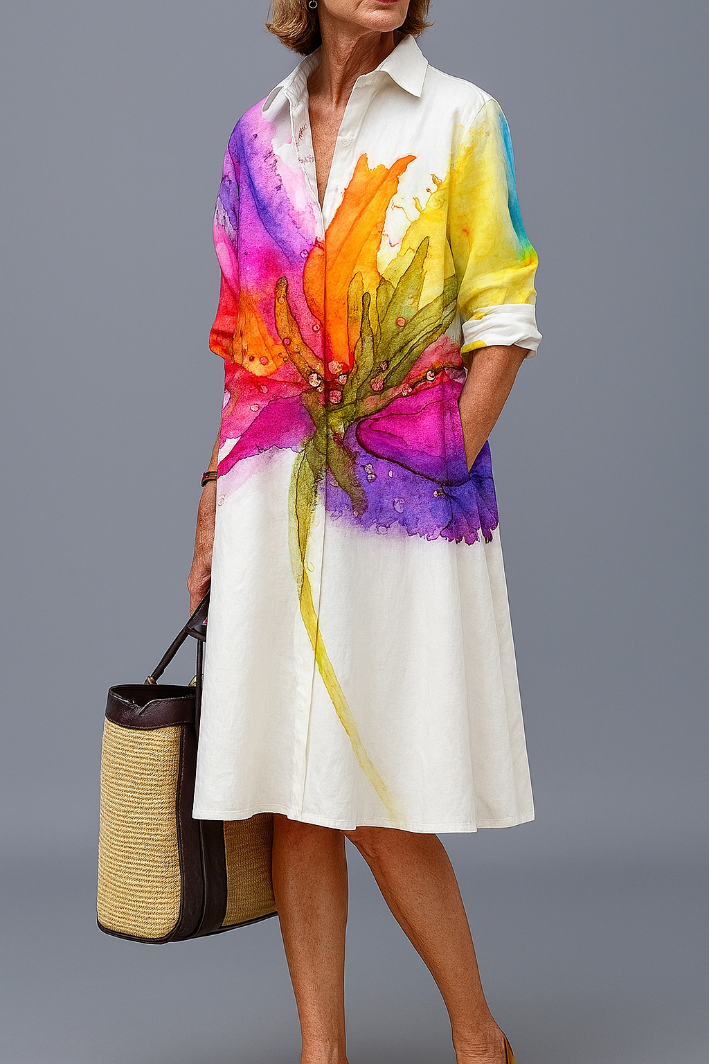 Lydia | Chic Midi Dress