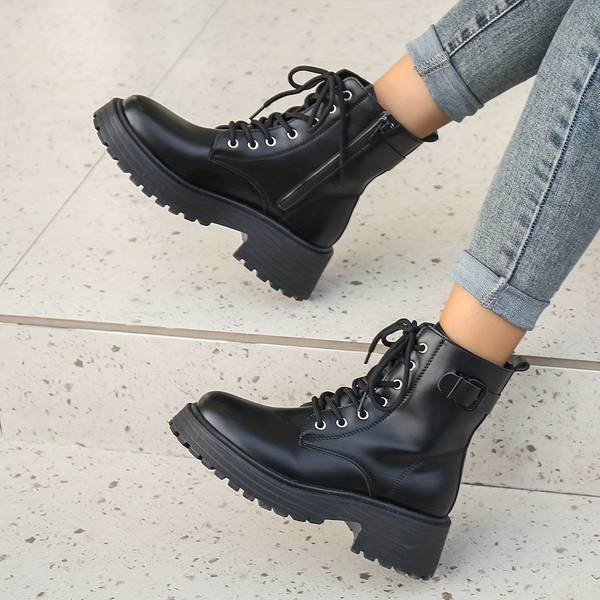 Emma & Lilly | Trendy Leather Boots