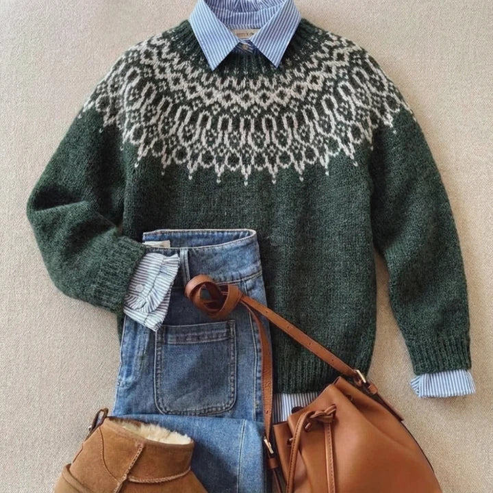 Ciara | Heritage Nordic Knit Sweater