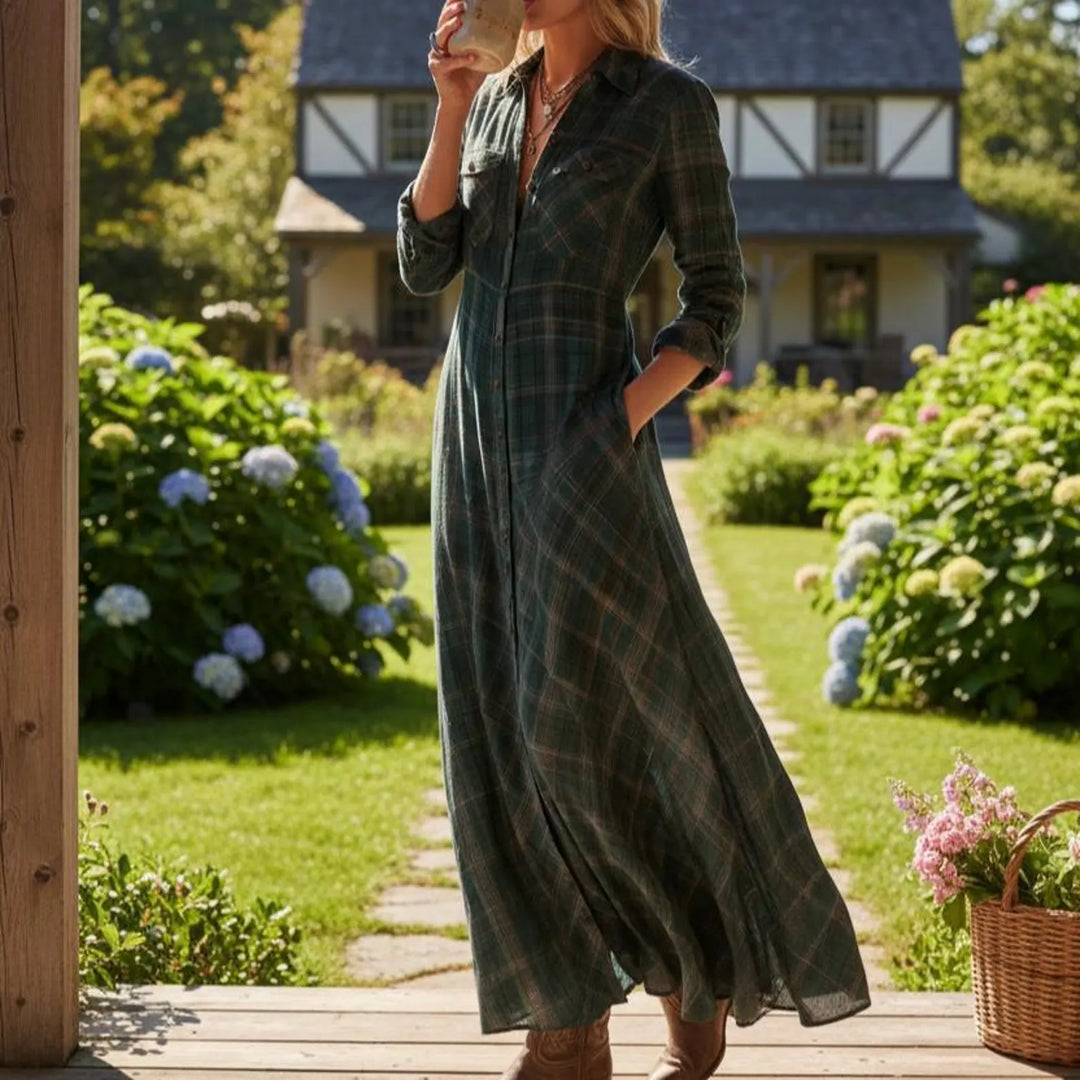 Lunori™ Timeless Maxi Chemise