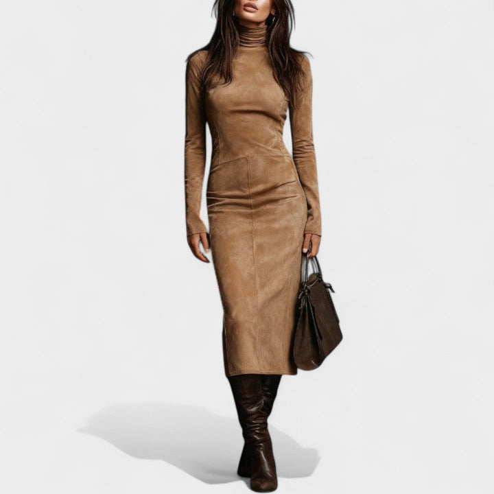 Aoife | Elegant Suede-style Dress